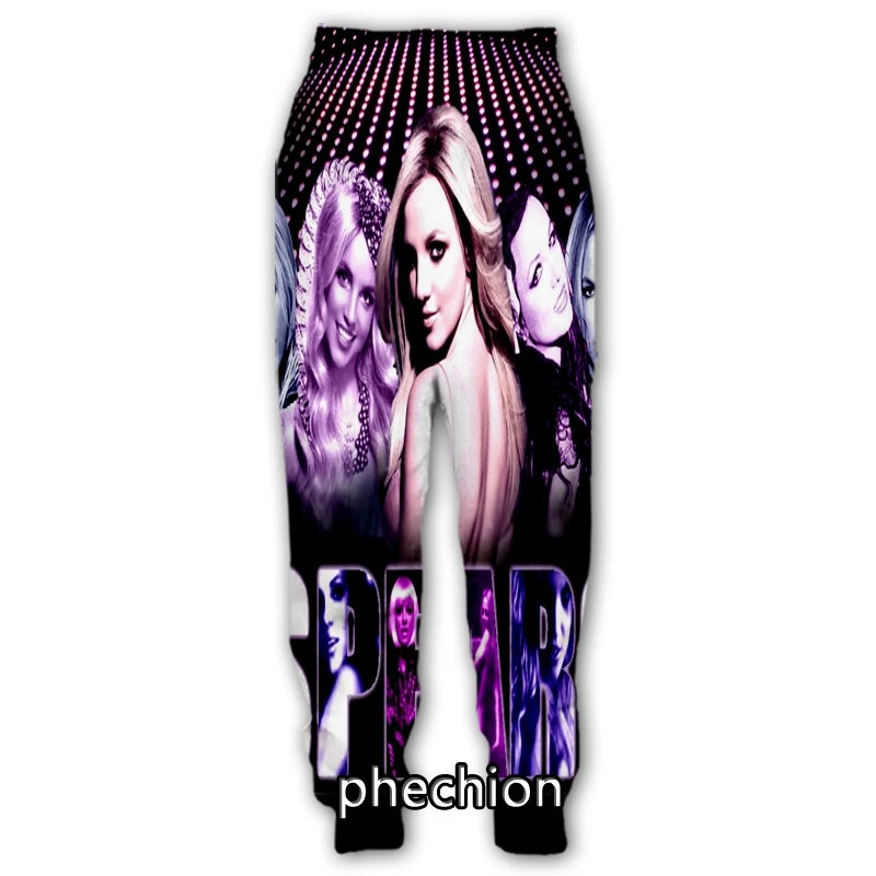 phechion Nové Muži/Ženy Britney Spears 3D Vytlačené Bežné Nohavice Módne Streetwear Mužov Športové Dlhé Nohavice F202