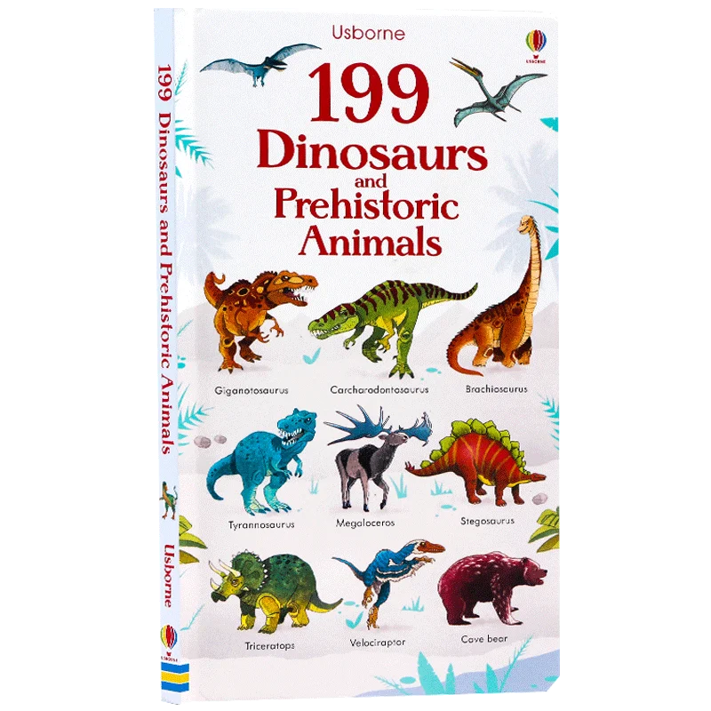 MiluMilu 199 Dinosaury A Prehistorický Zvieratá Originálne Anglické Obrázkové Knižky, Children 'S Grafickým Encyklopédia Dinosaurov