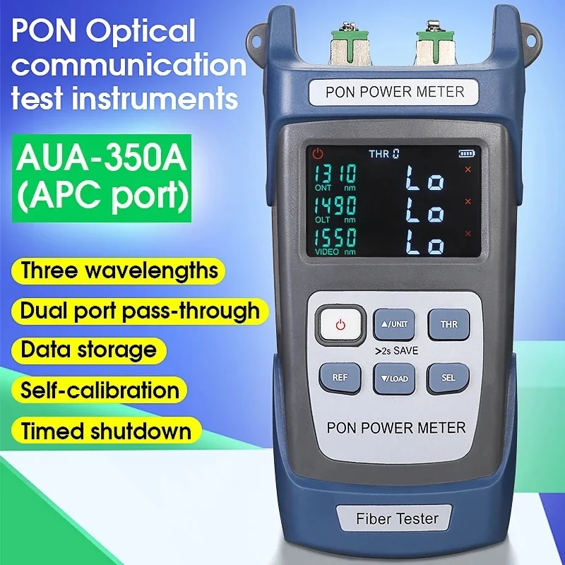 COMPTYCO AUA-350A/U APC/UPC port(voliteľné) Optických PON Power Meter FTTX/ONT/OLT 1310/1490/1550nm