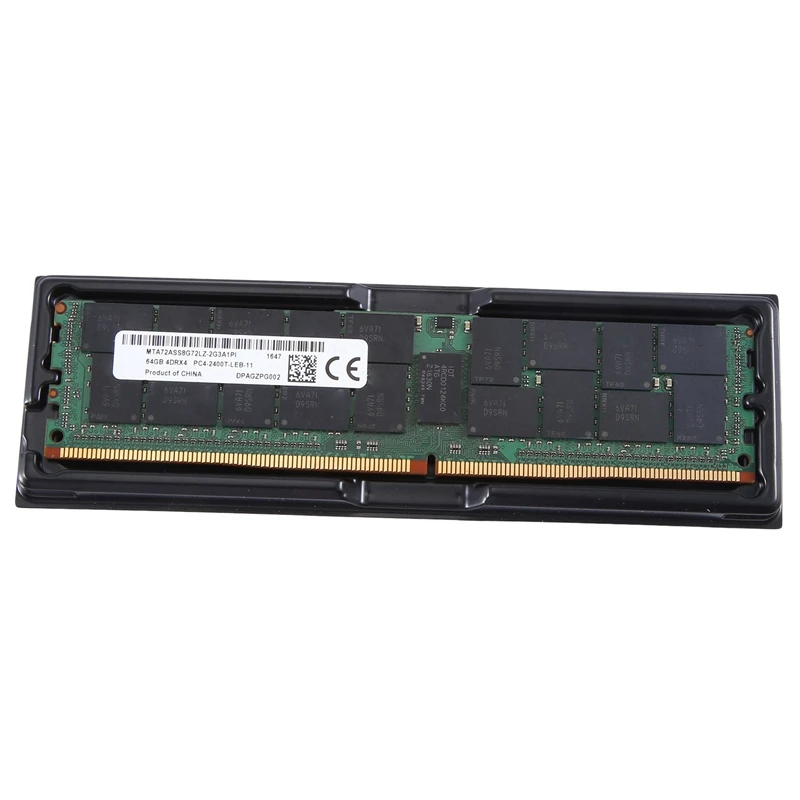 1 KS Diely Príslušenstvo vhodné Pre MT 64GB DDR4 Server RAM Pamäť 2400Mhz PC4-19200 288PIN 4Drx4 RECC Pamäte RAM 1.2 V REG ECC RAM